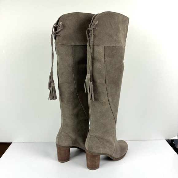 Dr. Scholl's Original Collection Lydia Knee High Boot Grey Brushed Nickel Sz 7.5 - Picture 2 of 9